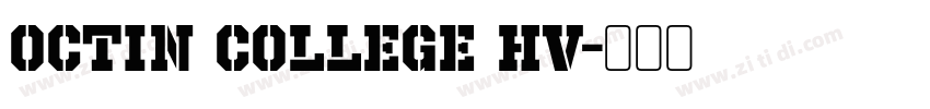 Octin College hv字体转换